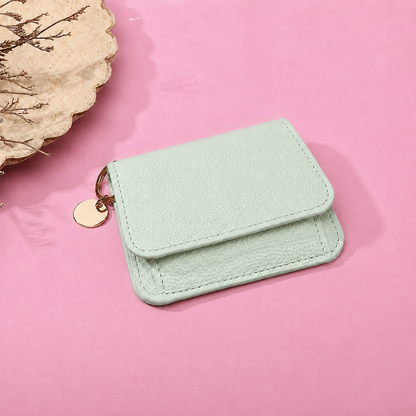 💖Hot 78% OFF🌹RFID Short Wallets for Women – Fashionable Card Holder with Key Ring & Coin Purse