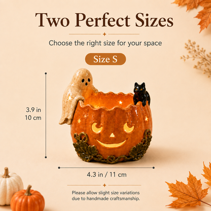 ✨Whimsical Ceramic Pumpkin Holder🎃