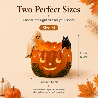 ✨Whimsical Ceramic Pumpkin Holder🎃