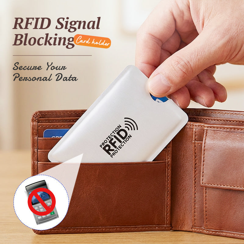 ✅8 Pack RFID Blocking Anti Theft Card Sleeves