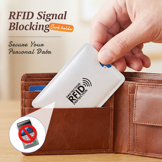 ✅8 Pack RFID Blocking Anti Theft Card Sleeves