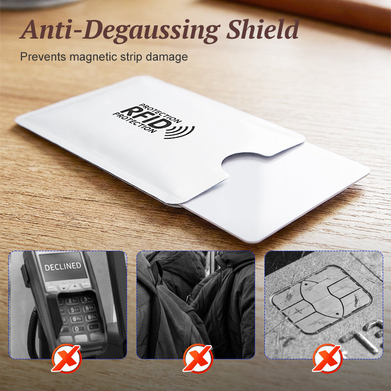 ✅8 Pack RFID Blocking Anti Theft Card Sleeves