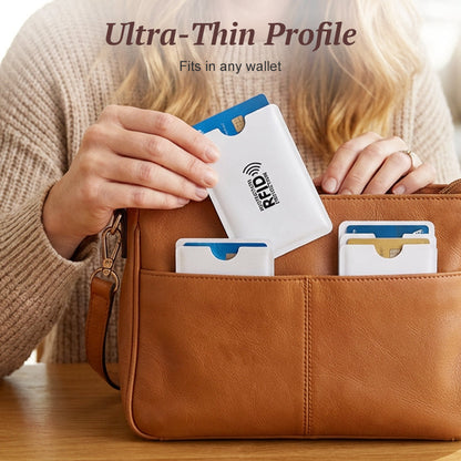 ✅8 Pack RFID Blocking Anti Theft Card Sleeves