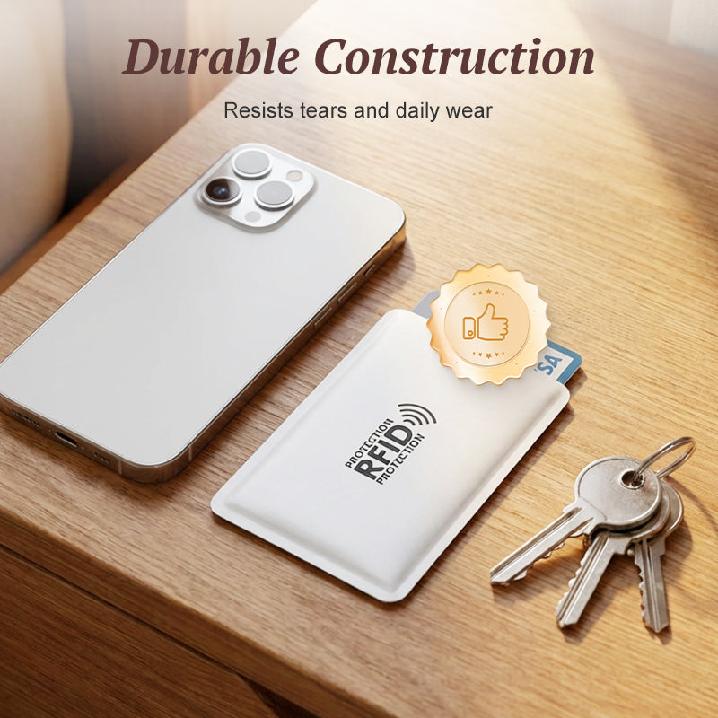 ✅8 Pack RFID Blocking Anti Theft Card Sleeves