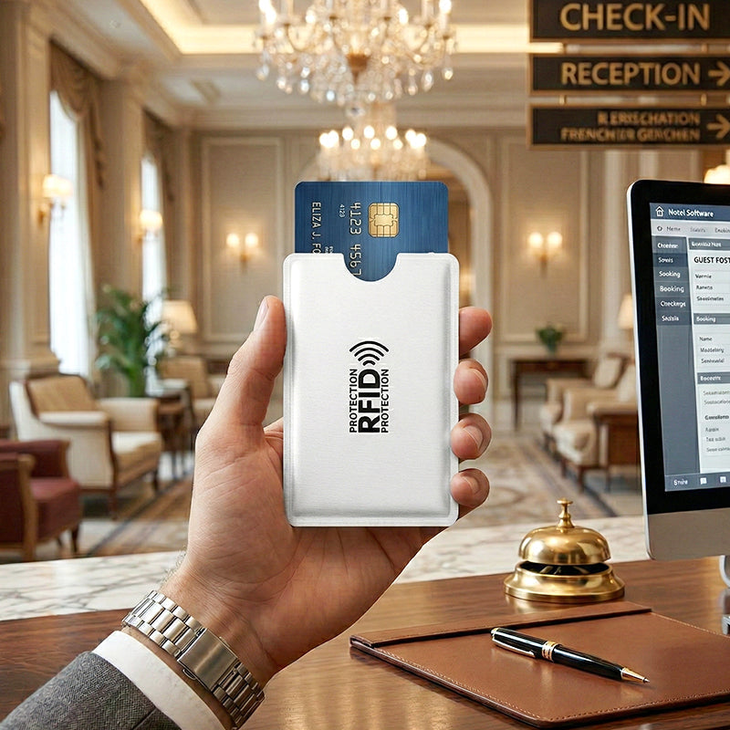 ✅8 Pack RFID Blocking Anti Theft Card Sleeves