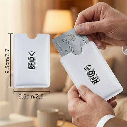 ✅8 Pack RFID Blocking Anti Theft Card Sleeves