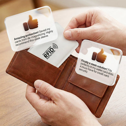 ✅8 Pack RFID Blocking Anti Theft Card Sleeves