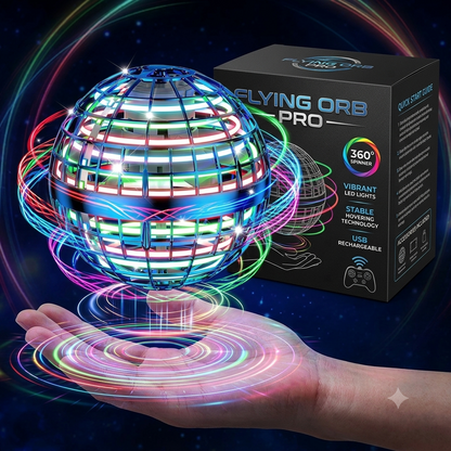 🛸 Hottest Cosmic Fly Orb Ball - Boomerang Hover & Galaxy Spin Effect Drone Toy