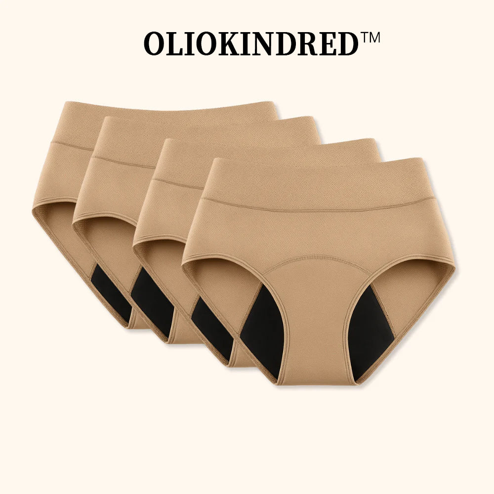 🌸💖Last Day 50% OFF|OLIOKINDRED™  100% Leak-Proof Underwear 4-pack