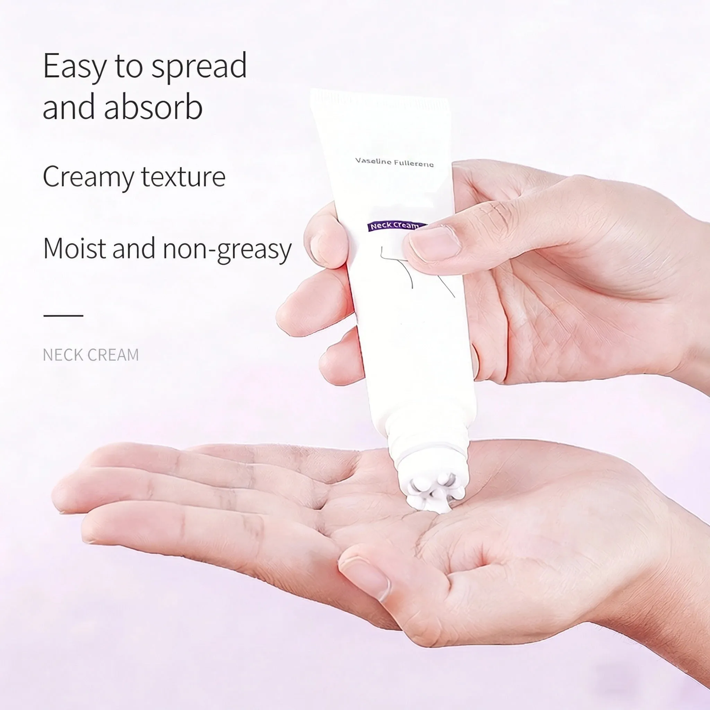 Roller Massage Neck Cream 🧴 Collagen & Hyaluronic Acid | Firms Neck, Reduces Wrinkles & Double Chin