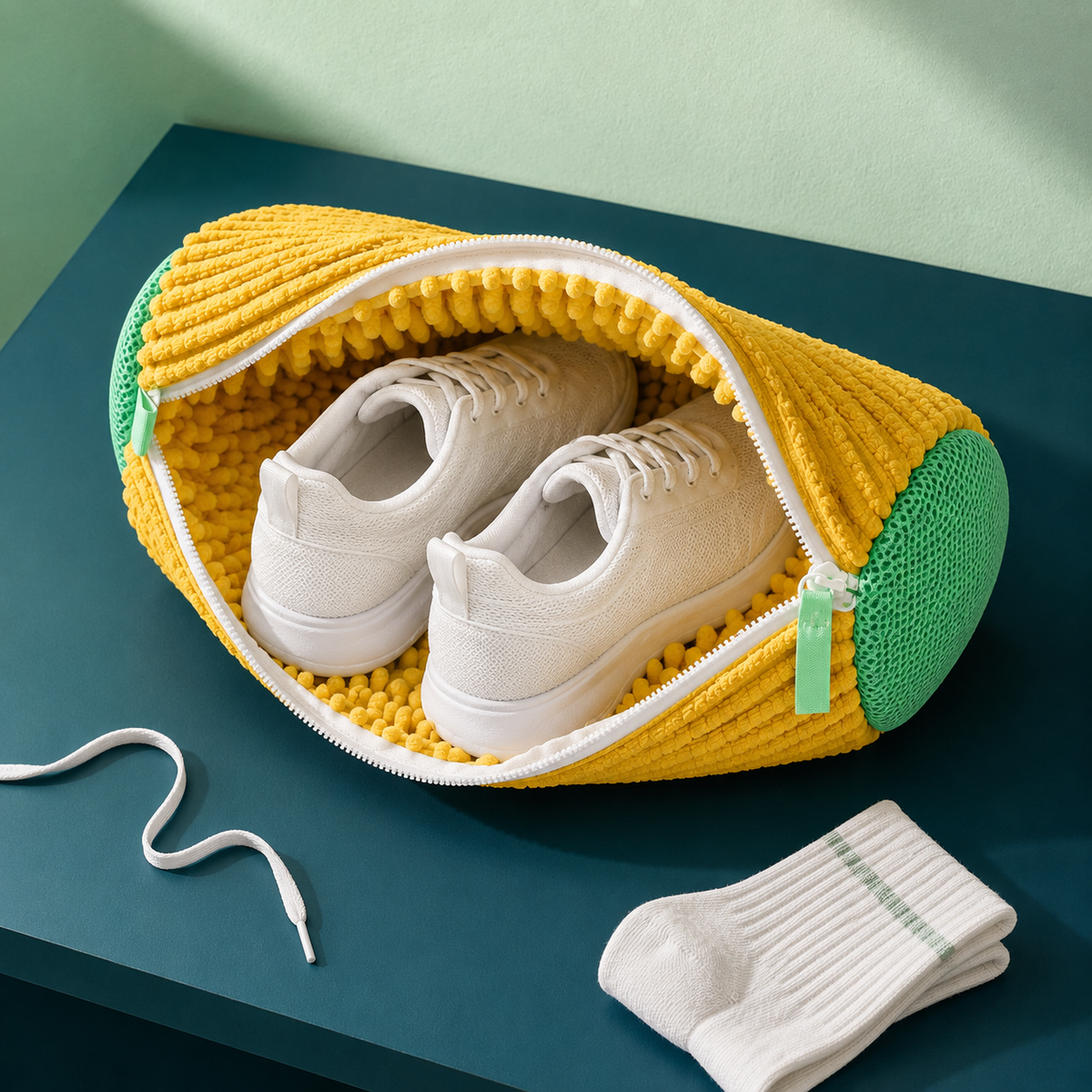 👟Microfiber Shoe Washing Machine Bag for Sneakers