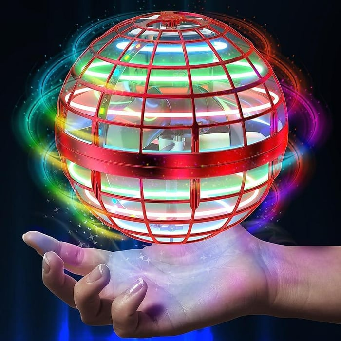 🛸 Hottest Cosmic Fly Orb Ball - Boomerang Hover & Galaxy Spin Effect Drone Toy
