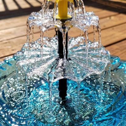 Solar Cascade Hanging Bird Bath Founta