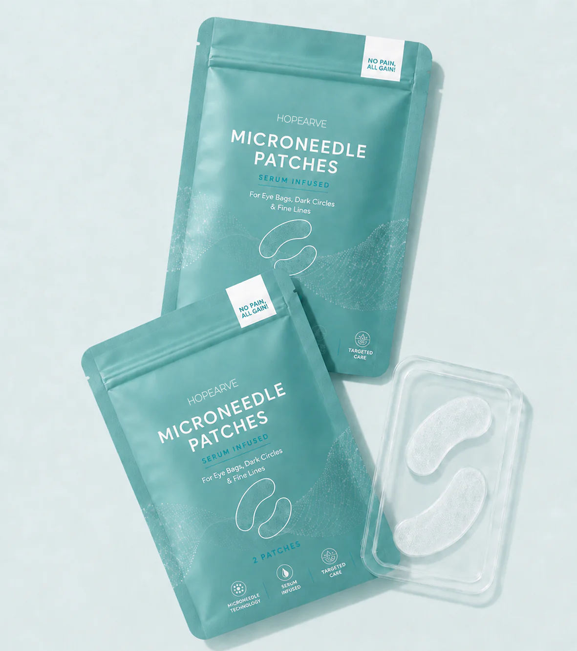 Dissolving Microneedle Eye Patches