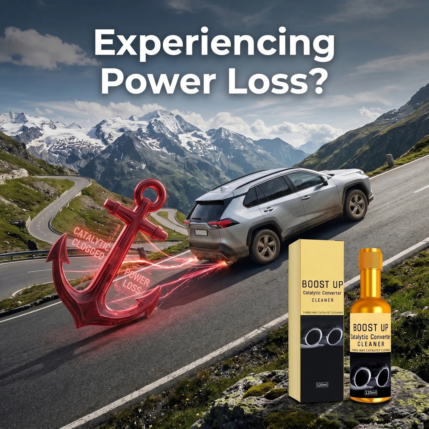 🚗 Car Catalytic Converter & Engine Cleaner – Removes Carbon, Restores Power & MPG