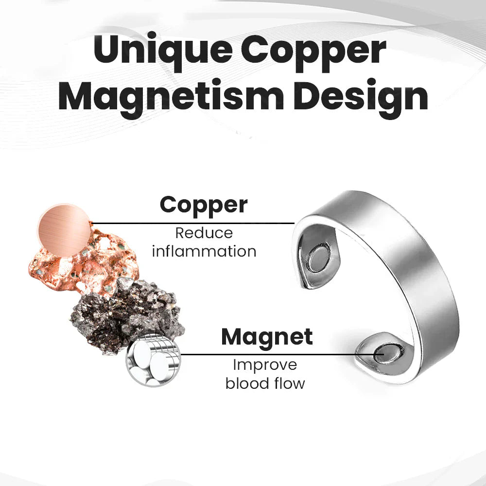 （🔥LAST DAY SALE-50% OFF🔥) Oliokindred™ Prosta Magnetic Harmony Ring