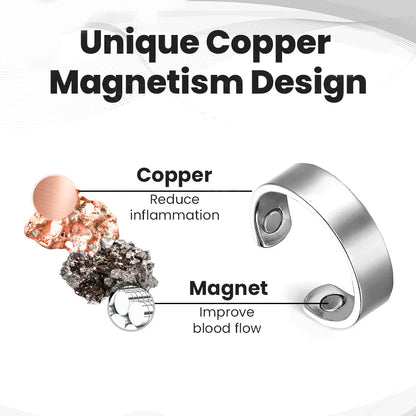 （🔥LAST DAY SALE-50% OFF🔥) Oliokindred™ Prosta Magnetic Harmony Ring